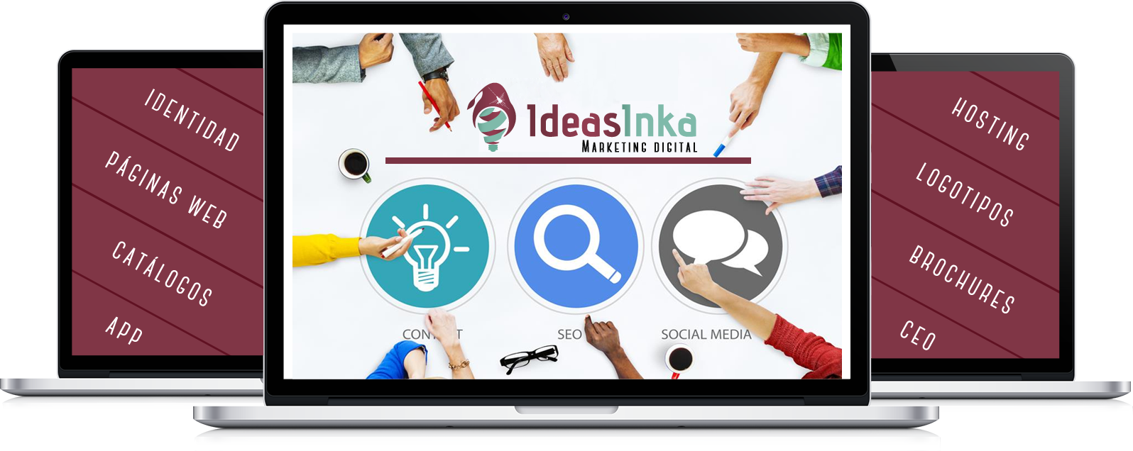IDEASINKA, MARKETING DIGITAL, PÁGINAS WEB
